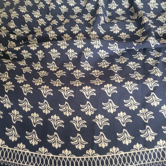 Band of Gypsies Dress Size L Boho Maxi Black White Smock Empire Straps Pocket - Picture 6 of 10